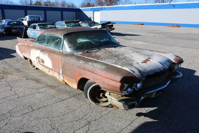 1960 Cadillac DeVille Parts Car Engine Trans Glass Chrome