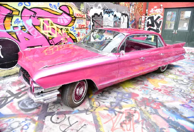 1961 Cadillac DeVille custom pink