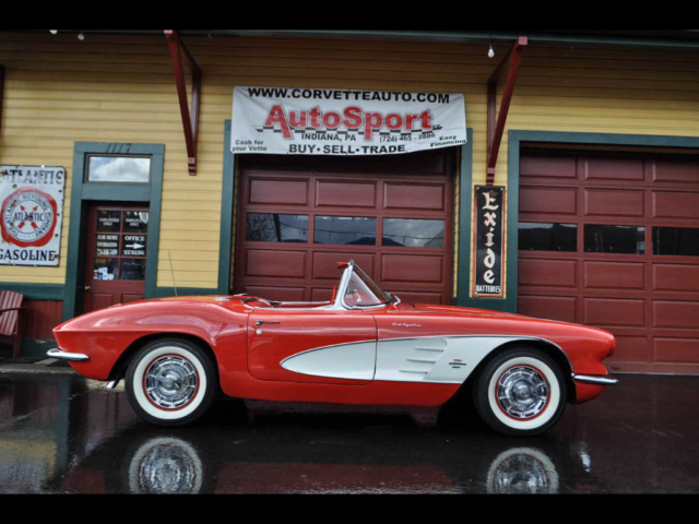 1961 Chevrolet Corvette Roman Red/Red Born Fuelie