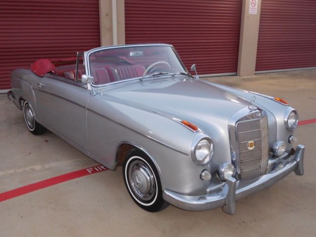 1961 Mercedes-Benz 200-Series 220se Cabriolet, Rust Free car.