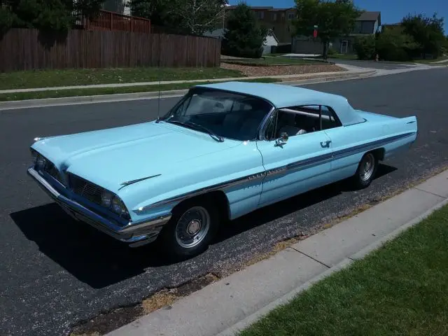 1961 Pontiac Bonneville Convertible 389 Tri Power 8 lug 4 Speed