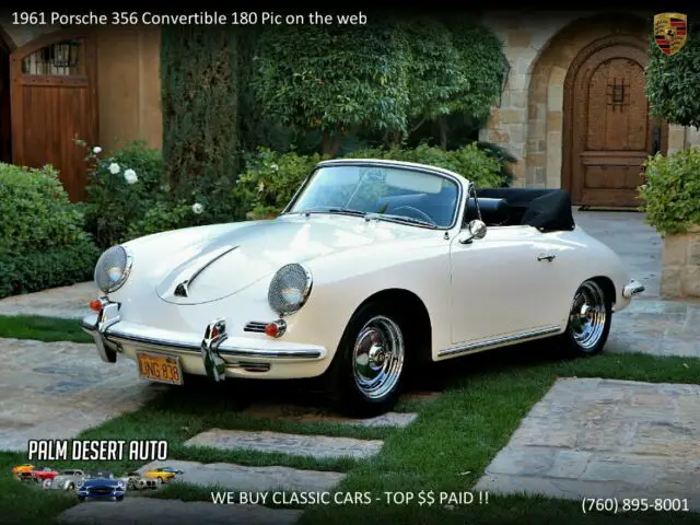 1961 Porsche 356 Convertible 180 Pic on the web