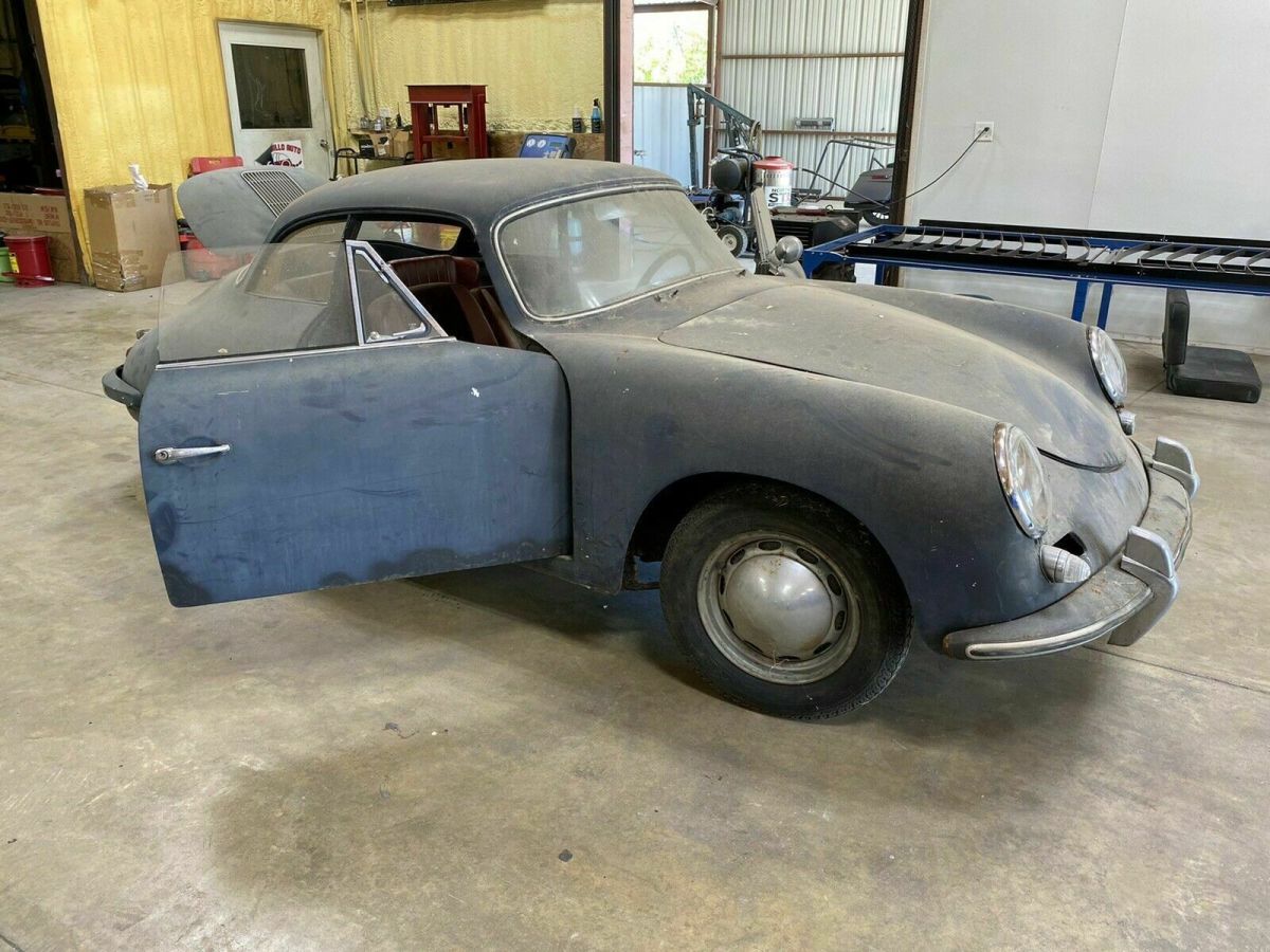 1961 Porsche 356 T5 Notchback Coupe BARN FIND