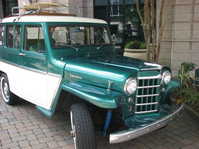 1961 Willys Station Wagon green