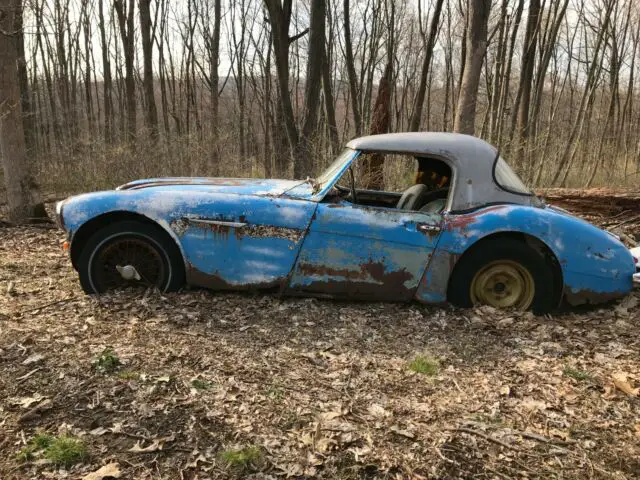 1962 Austin Healey 3000 Blue