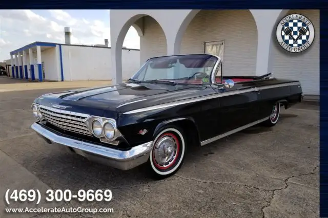 1962 Chevrolet Impala 327 V8, REAL BLACK/RED SS