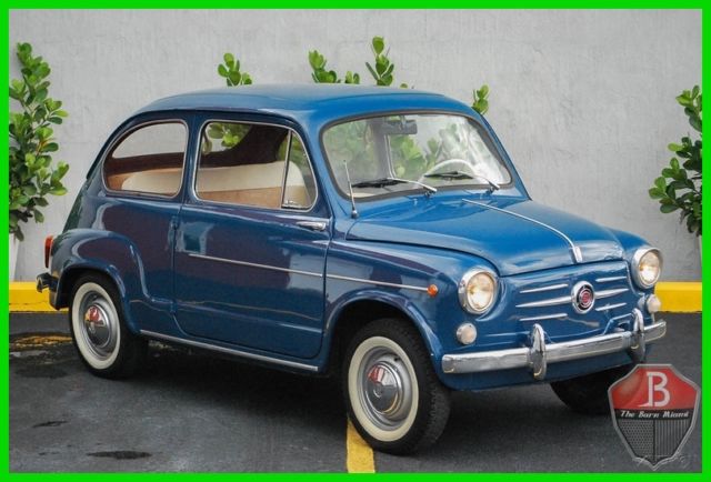 1962 Fiat 600 SUICIDE DOORS FIAT 600 FULLY RESTORED 1962 CLEAN!