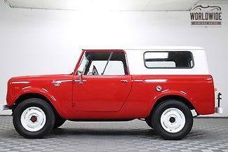 1962 International Harvester Scout SHOW QUALITY 2 OWNER 4X4 CONVERTIBLE