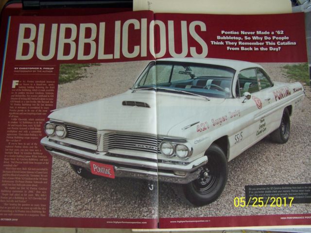 1962 Pontiac Bubble Top  Custom custom