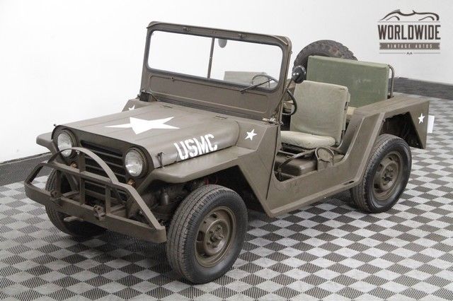 1962 Willys M151 Mutt Jeep Ultra rare uncut early model. Restored.