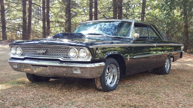 1963 1 2 Galaxie 500 Factory Big Block 4 Speed Fastback Hardtop Street Hot Rod For Sale Photos Technical Specifications Description