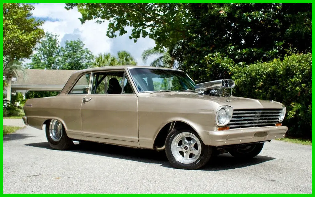 1963 Chevrolet Nova Supercharged Dart 383 Stroker / Full Cage / Custom Frame