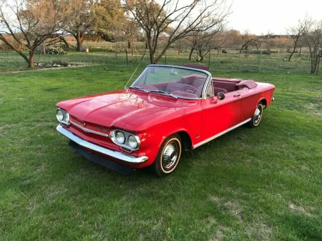 1963 Chevrolet Corvair Convertible dual carbs 4 speed solid