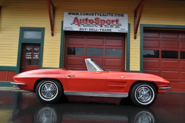 1963 Chevrolet Corvette 1963 Born Riverside Red/Black 4sp