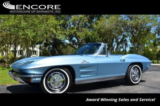 1963 Chevrolet Corvette Convertible W/#'s Matching Small Block