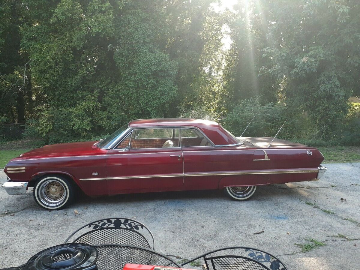 1963 Chevrolet Impala red