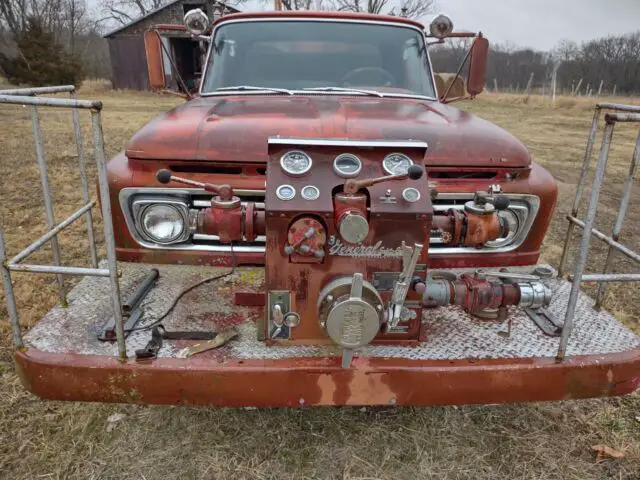 1963 Ford F F 750 Fire Truck