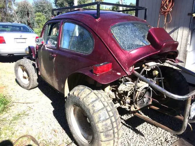 1963 Volkswagen Beetle - Classic maroon and silver