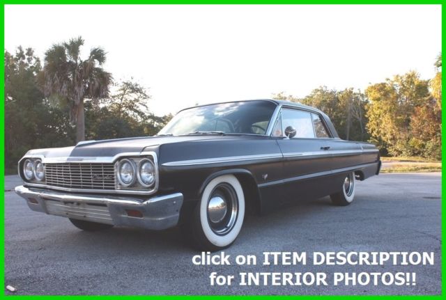 1964 Chevrolet Impala SS MANUAL NUMBERS MATCHING TEXAS CAR NO RESERVE!!