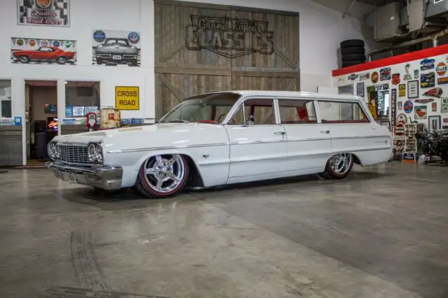 1964 Chevrolet Impala Wagon; AC, Air Ride, Billets & Redlines