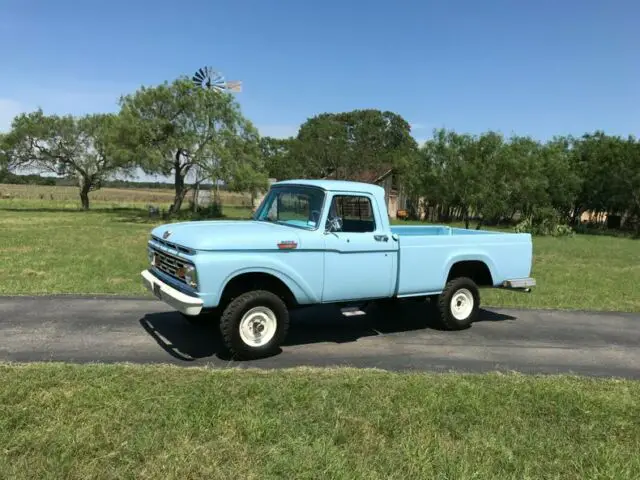 1964 Ford F-100 4x4, Custom Cab, 2922 Produced