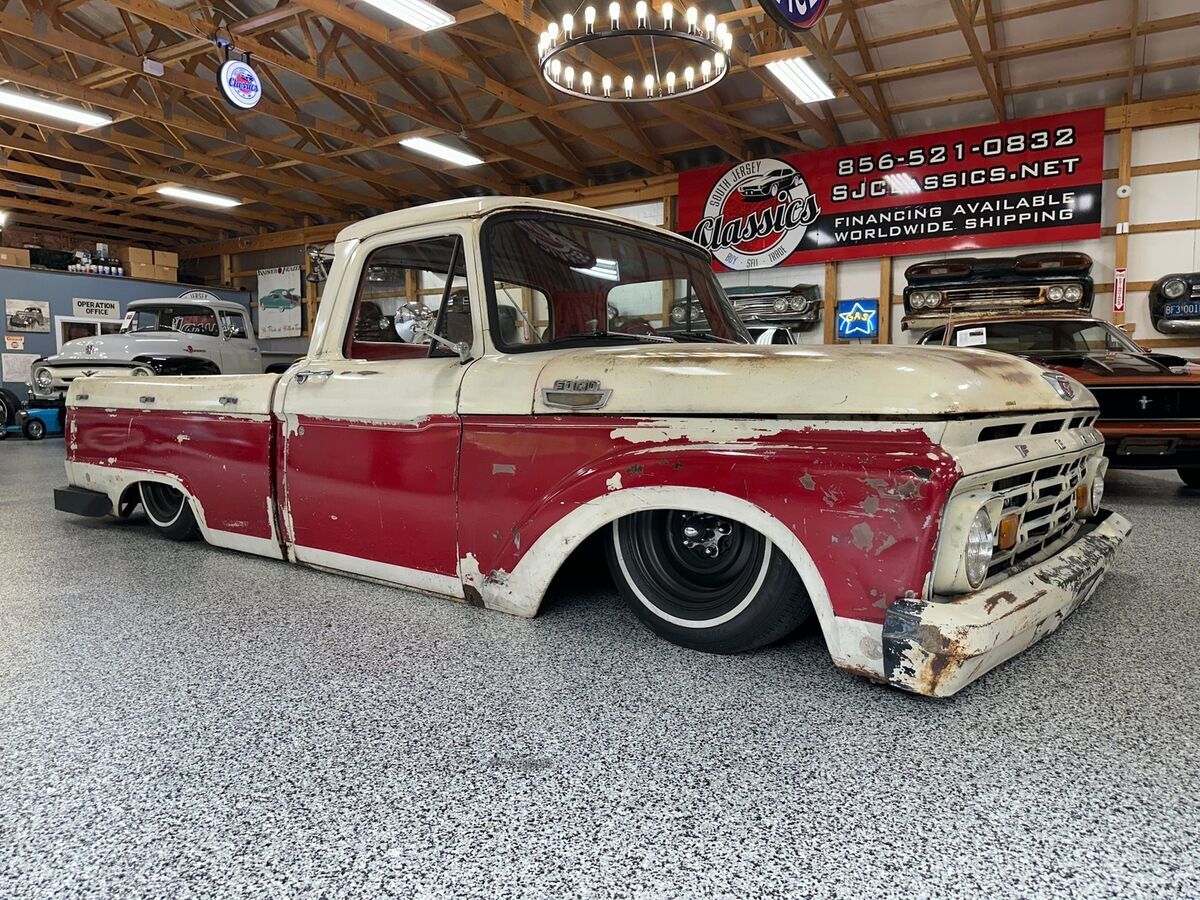 1964 Ford F100 Rat Rod LS Powered Air Ride Patina Digital Dash