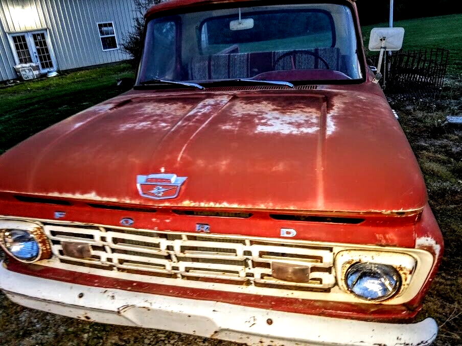 1964 Ford FULL SIZE RED FARM PICK UP TRUCK