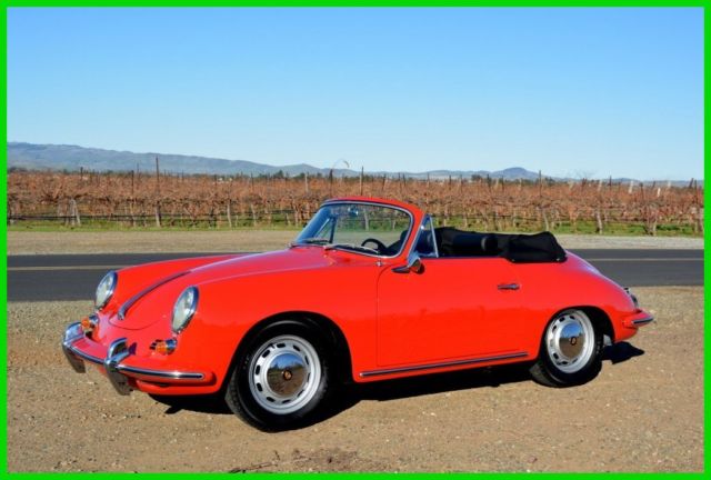 1965 Porsche 356 1965 356C/1600SC REUTTER CABRIOLET