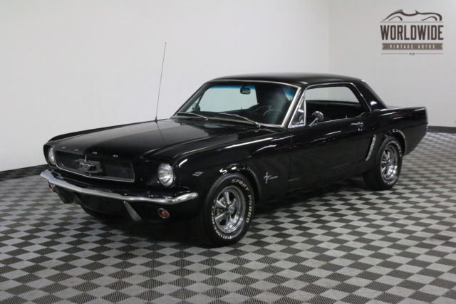 1965 Ford Mustang FACTORY BLACK ORIGINAL 289 CAR. MANUAL!