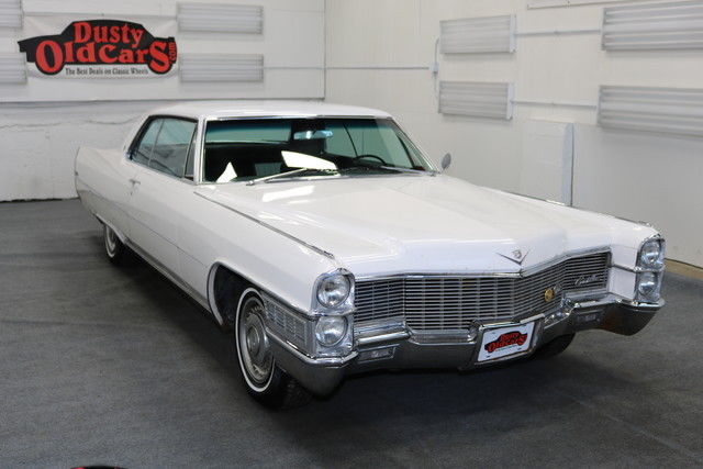 1965 Cadillac Calais Coupe Runs Drives Body Int VGood 429V8 3 spd auto