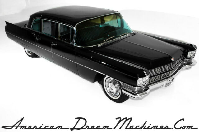 1965 Cadillac Fleetwood 75 Series Limo, Black 429