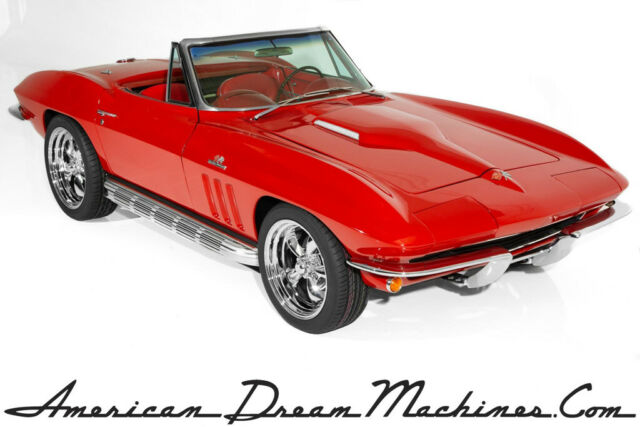 1965 Chevrolet Corvette Convertible, Red/Red, 468, 4-Speed, Kenwood CD Ste