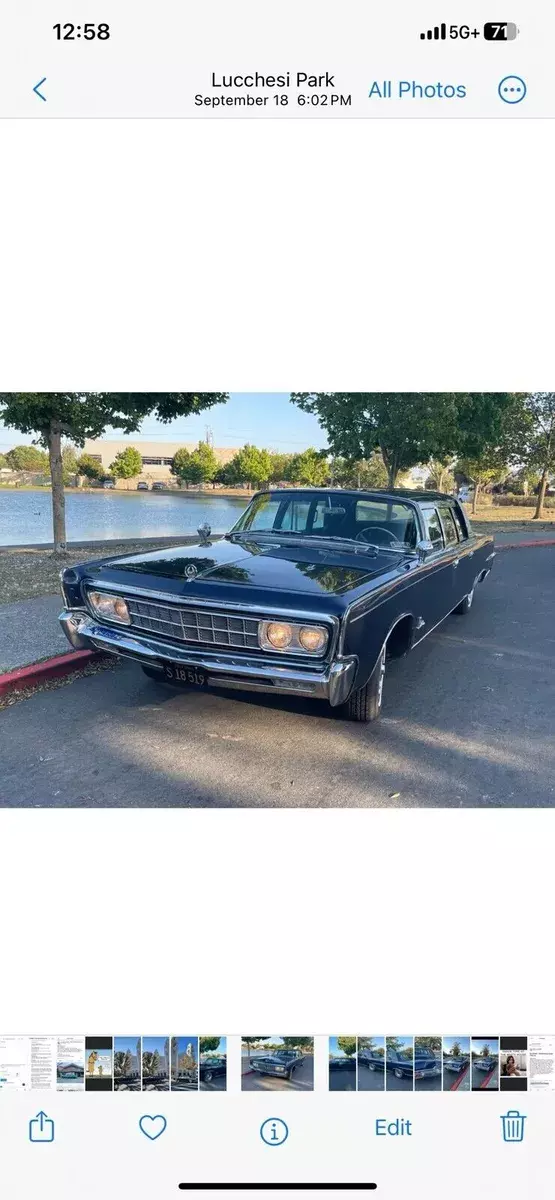 1965 Chrysler Imperial Barrerios 154” Stretched Limousine