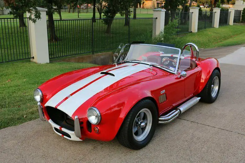 1965 Shelby Cobra tan leather