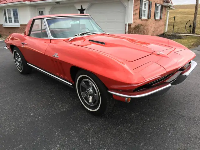 1965 Chevrolet Corvette Real Tuxedo Black/Black Factory Big Block 396Ci Car