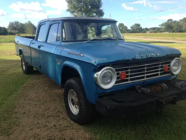 1965 Dodge D200 4x4 big block 4 speed crew cab power wagon Mopar 4wd ...