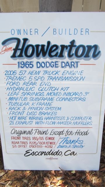 1965 Dodge Dart 5.7 HEMI