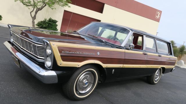 1965 Ford Galaxie 390 Country Squire 6 Passenger Station Wagon! CA!!