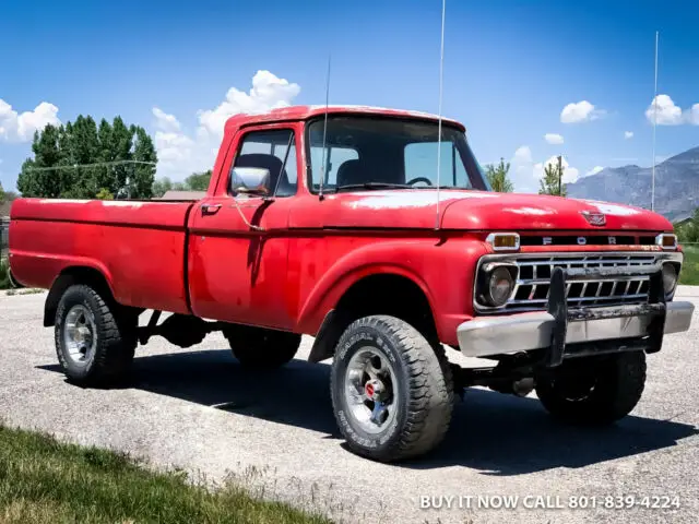 1965 Ford F-250 F100 F250 HIGHBOY 390 V8 4WD 4-SPEED MANUAL