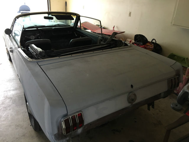 1965 Ford Mustang TRIPLE BLACK 289 V-8 CONVERTIBLE