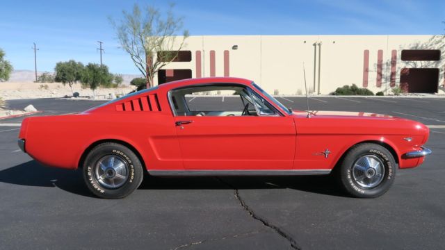 1965 Ford Mustang FASTBACK 2+2 A CODE 289 CALIFORNIA CAR! DISC BRAKE