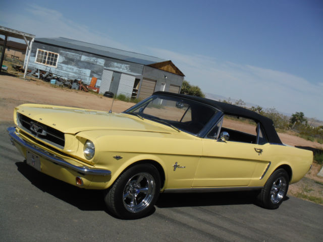1965 Ford Mustang CONVERTIBLE C CODE 302 WITH AOD