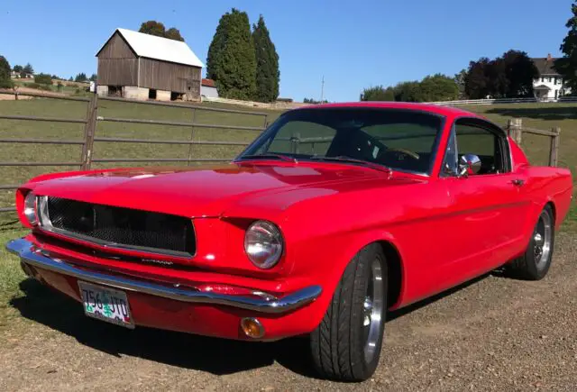 1965 Ford Mustang Bare Metal to Race Red