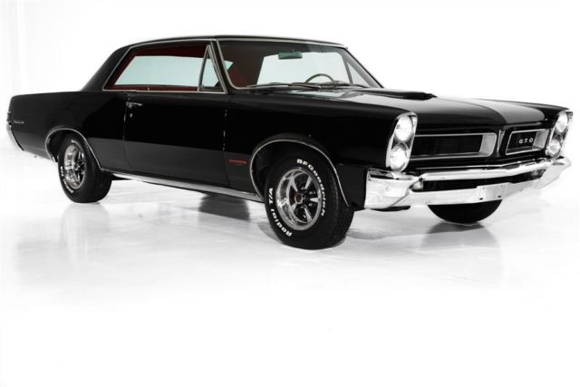 1965 Pontiac GTO Black/Red 389/335hp 4-Speed PHS