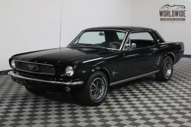 1966 Ford Mustang BLACK 4 SPEED V8 DISCS