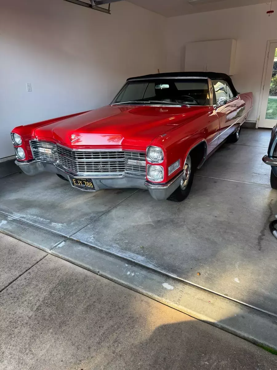 1966 Cadillac 61 Red black leather 1966 Cadillac 61 black leather
