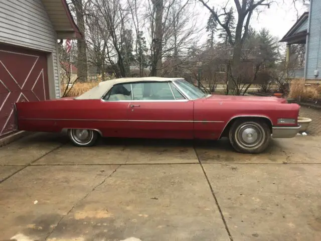 1966 Cadillac DeVille leather