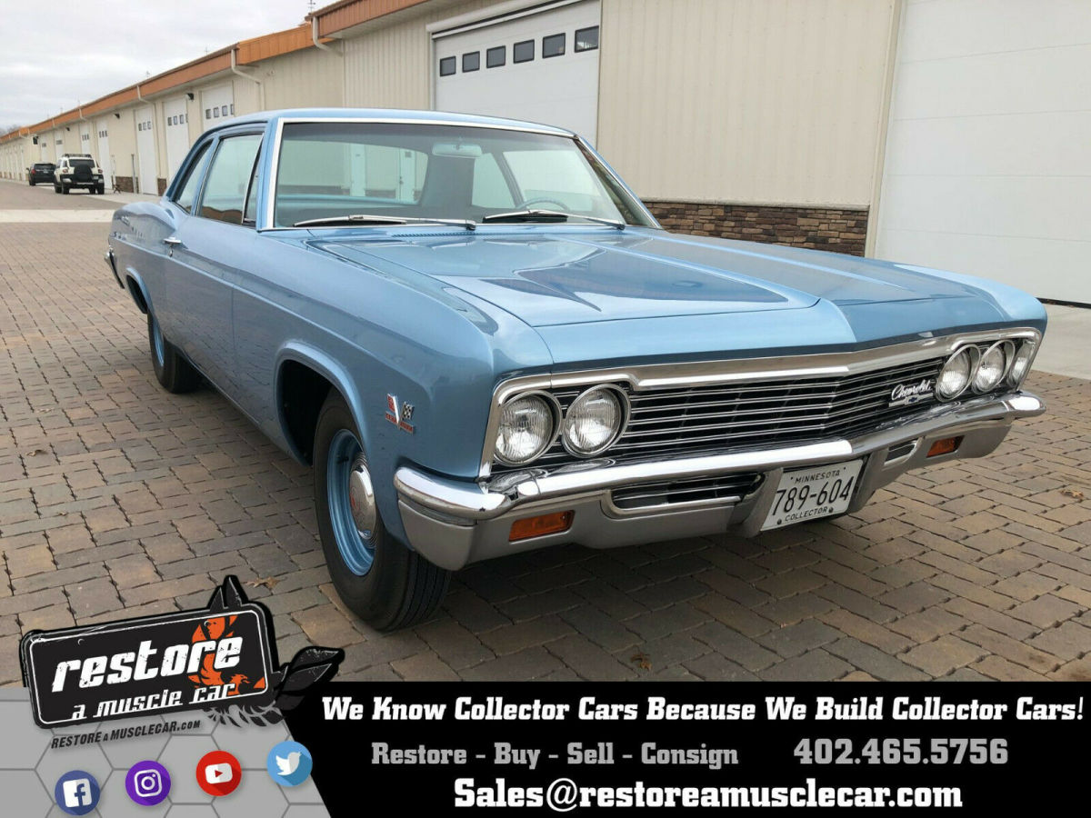 1966 Chevrolet Impala L72 427ci 4spd, 2,493 Miles, Frame Off, Perfect