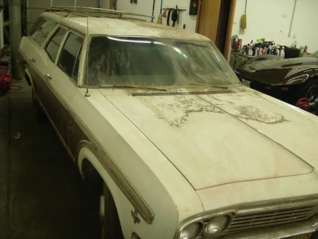 1966 Chevrolet Caprice Wood grain simulated.