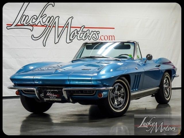 1966 Chevrolet Corvette Convertible Numbers Matching